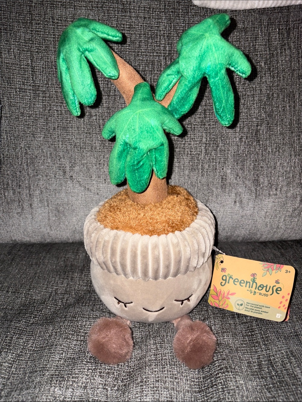 Russ Greenhouse money tree Plush Potted Plant Toy